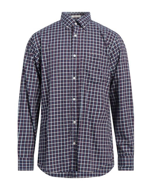 Gant Blue Shirt Cotton for men