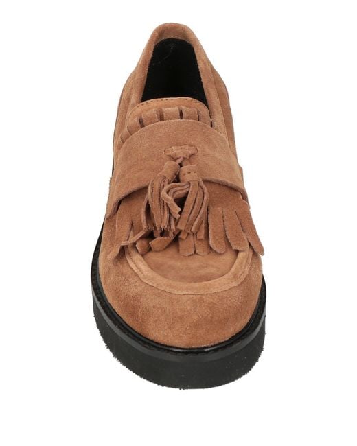 HADEL Brown Loafers Leather