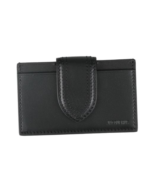 Jacquemus Black Cardholder Lambskin