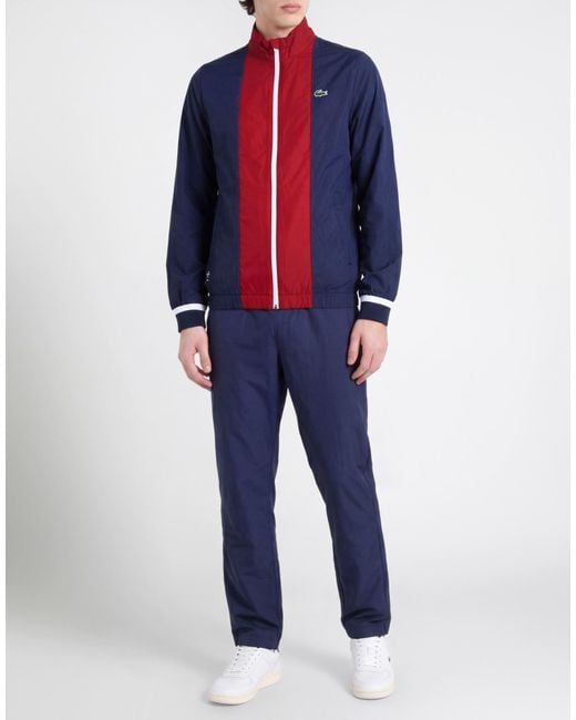 Lacoste Blue Midnight Jacket Polyamide, Polyester, Elastane for men