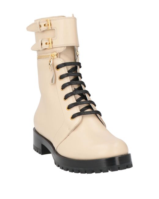 Sergio Rossi Natural Ankle Boots