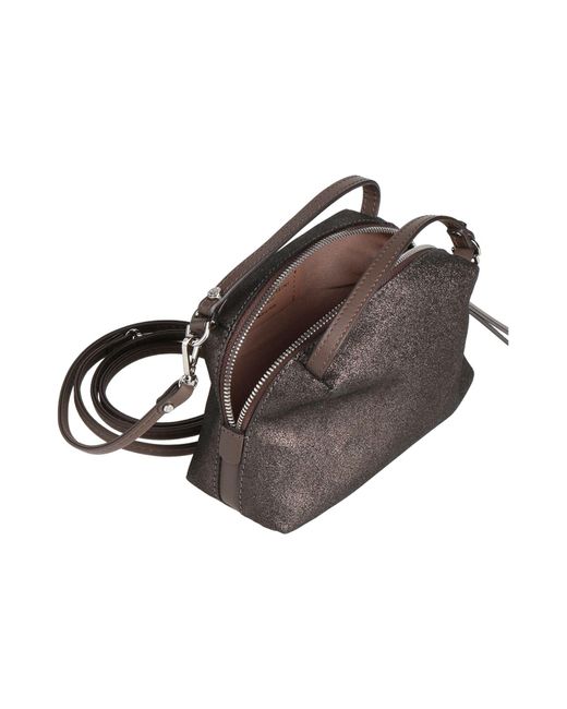 Gianni Chiarini Brown Dark Handbag Leather