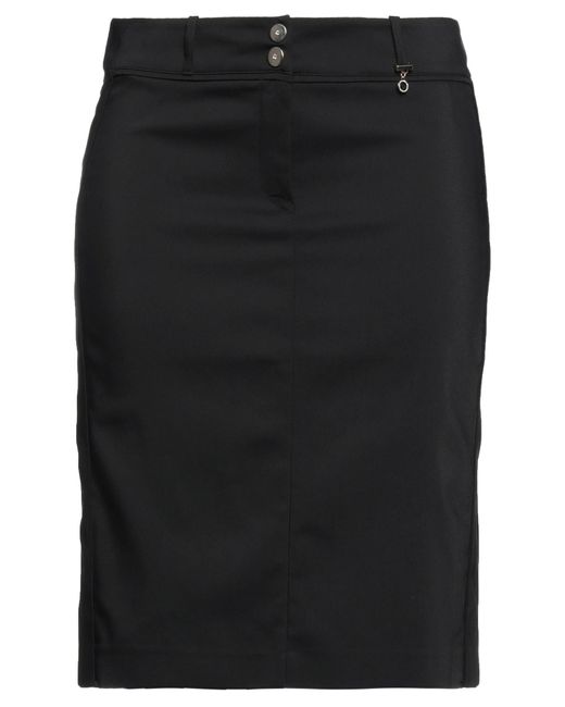 Angelo Marani Black Midi Skirt