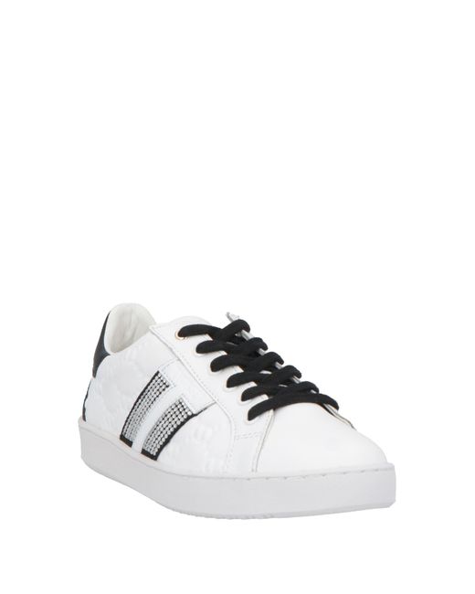 Twinset Metallic Sneakers Polyester, Cow Leather