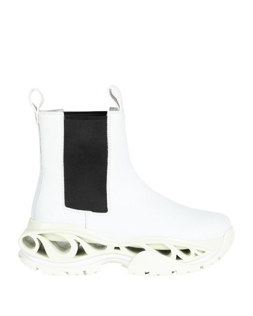 Acupuncture White Ankle Boots