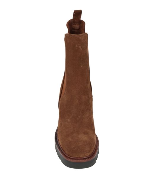 Lorenzo Mari Brown Ankle Boots