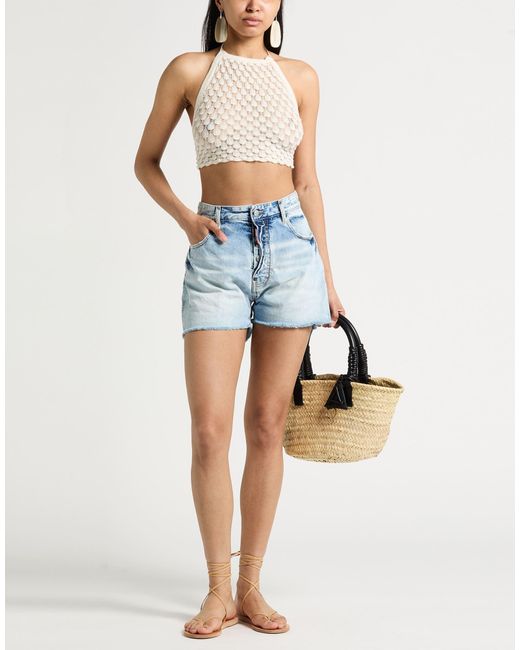 DSquared² Blue Denim Shorts