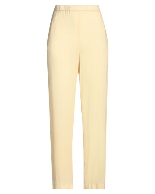 Fabiana Filippi Natural Pants Viscose, Elastane