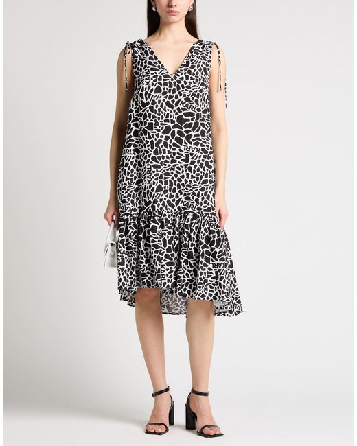 Karl Lagerfeld White Midi Dress