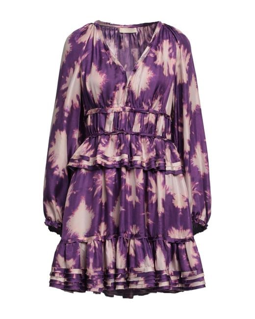 Ulla Johnson Purple Mini-Kleid