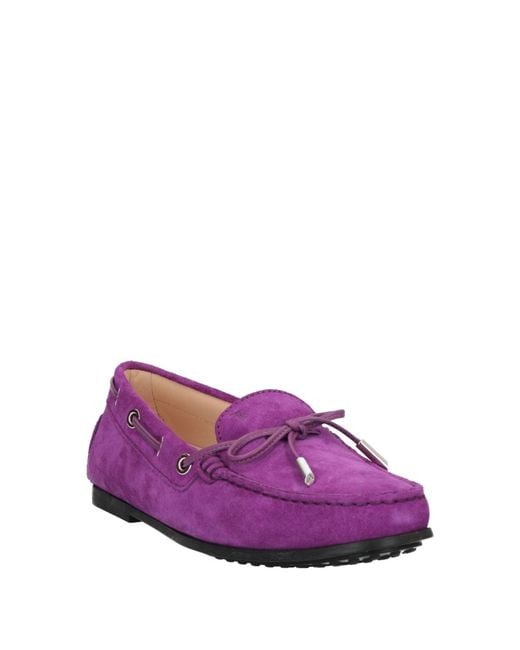 Tod's Purple Loafer