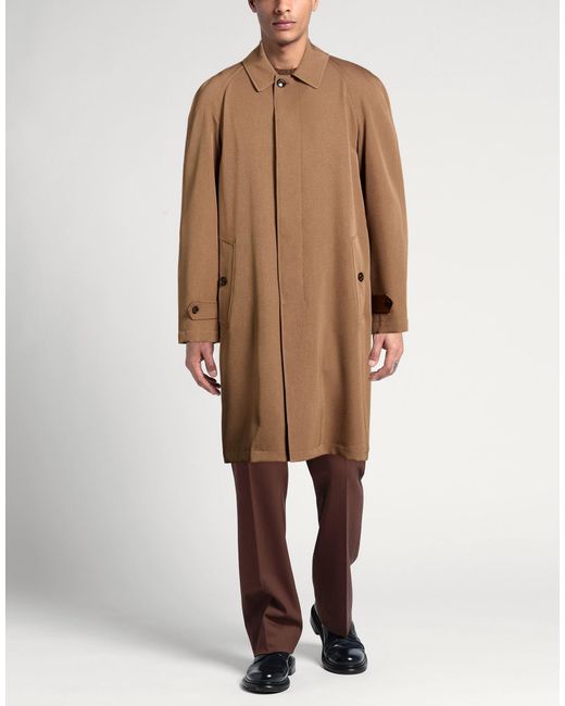 Montecore Brown Overcoat & Trench Coat for men