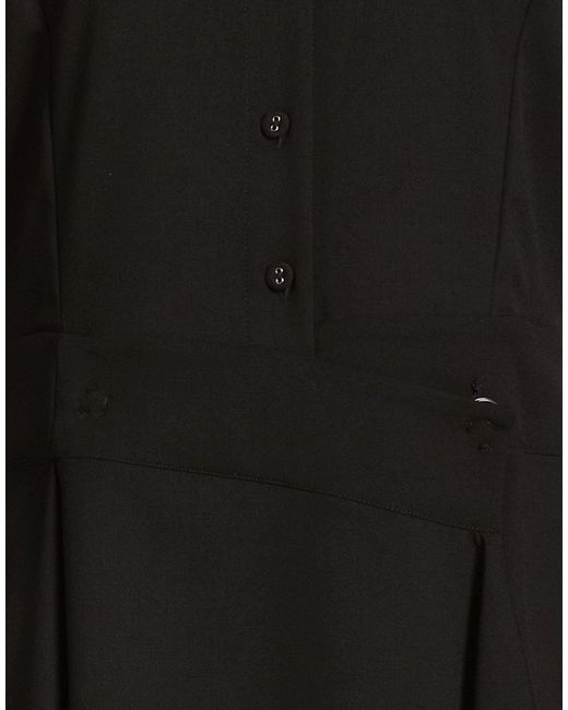 Dixie Black Mini Dress Polyester, Viscose, Elastane