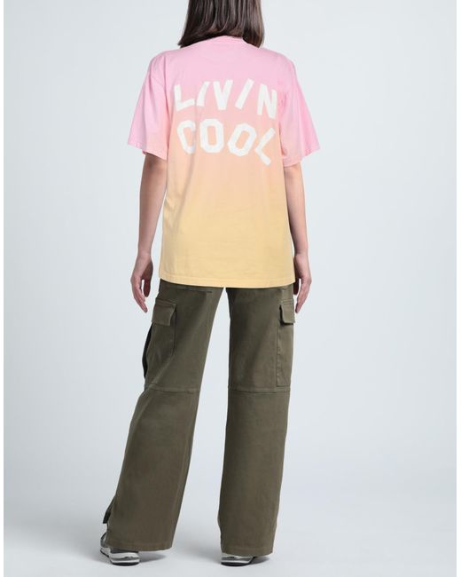 Camiseta LIVINCOOL de color Pink