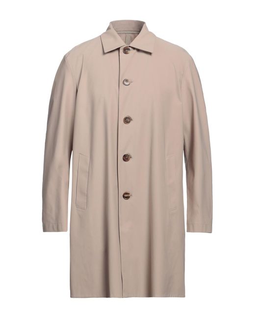 Harris Wharf London Natural Overcoat & Trench Coat for men