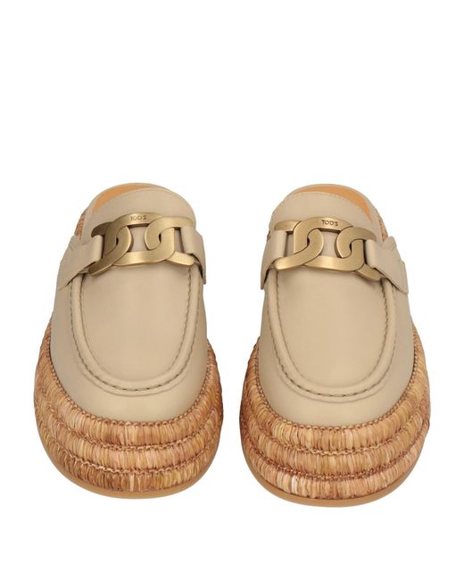 Tod's Brown Espadrilles