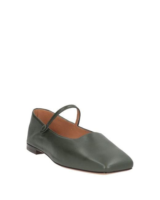 Mansur Gavriel Green Ballet Flats