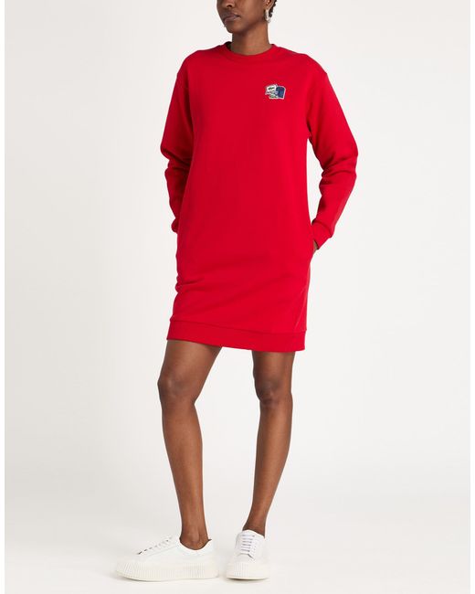 Lacoste Red Mini Dresses
