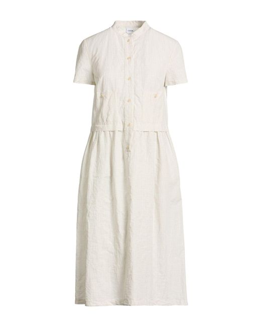 Aspesi White Midi Dresses