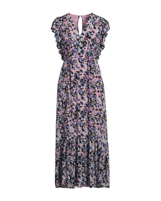 EMMA & GAIA Purple Midi-Kleid
