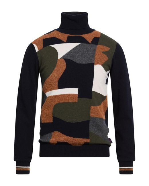Cuello Alto Bob de hombre de color Black