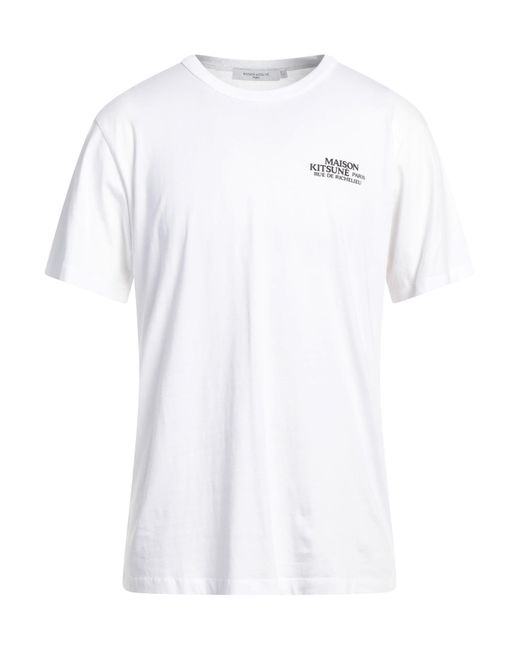 Maison Kitsuné White T-shirt for men