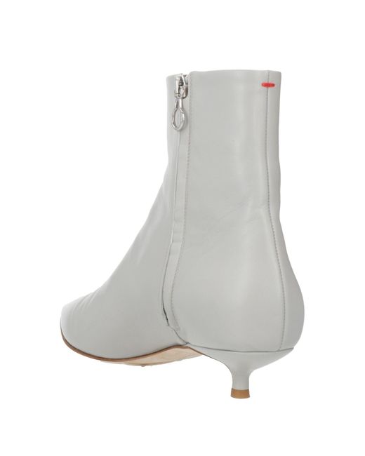 Aeyde White Ankle Boots