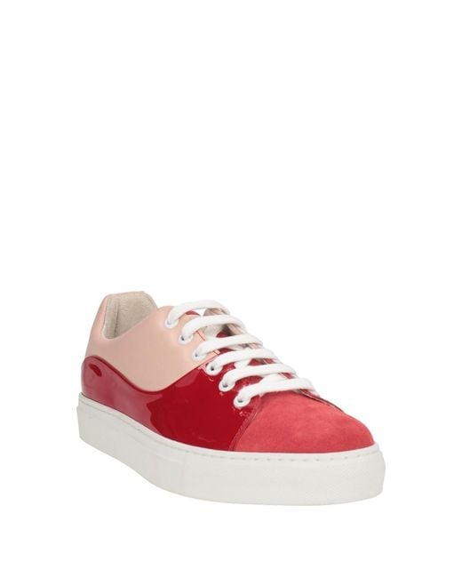 Cerruti 1881 Pink Sneakers Calfskin