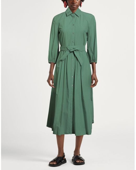 Vestito Midi di Weekend by Maxmara in Green