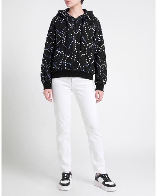 Love Moschino Black Sweatshirt Cotton