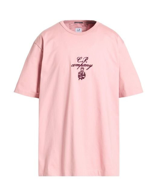 C P Company Pink T-Shirts for men