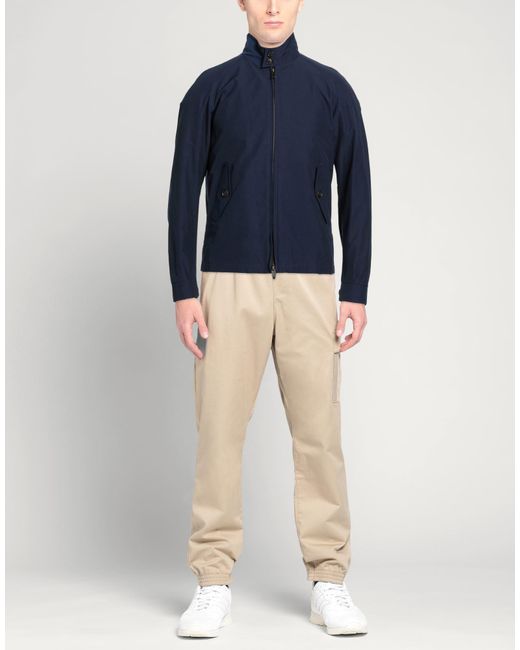 Baracuta Blue Jacket Cotton, Polyester for men