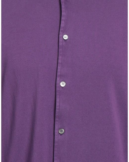 Fedeli Purple Shirt for men