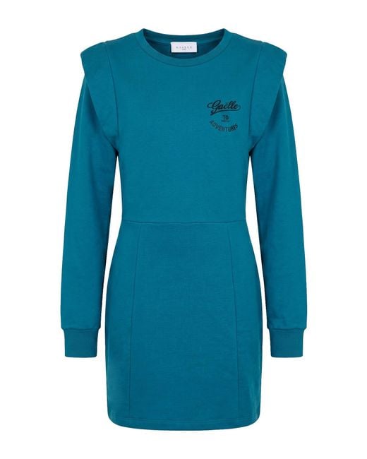 Gaelle Paris Blue Mini Dress