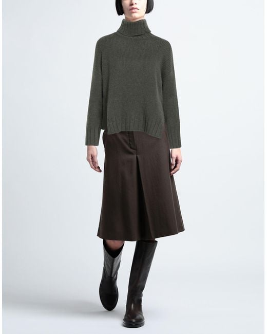 Aragona Gray Dark Turtleneck Baby Alpaca Wool, Merino Wool