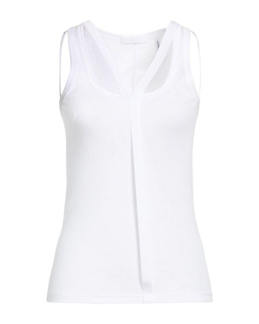 Helmut Lang White Top Pima Cotton, Modal