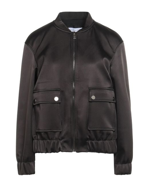 Caractere Black Jacket Polyester, Elastane