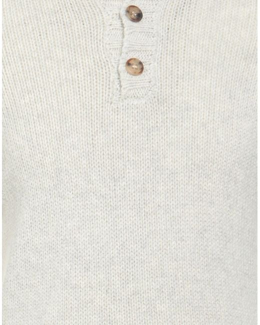 Aragona White Turtleneck for men