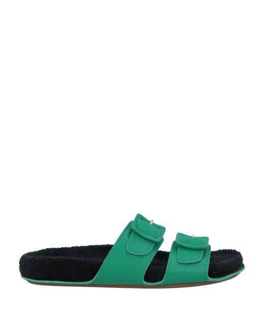 DEFINERY Green Sandals