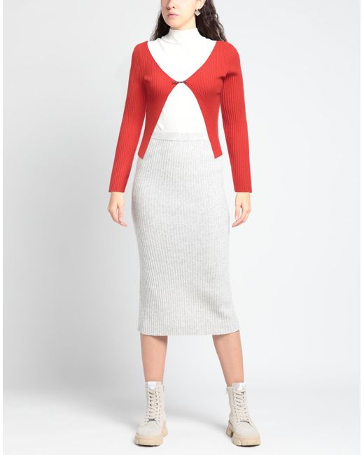 ViCOLO Red Wrap Cardigans
