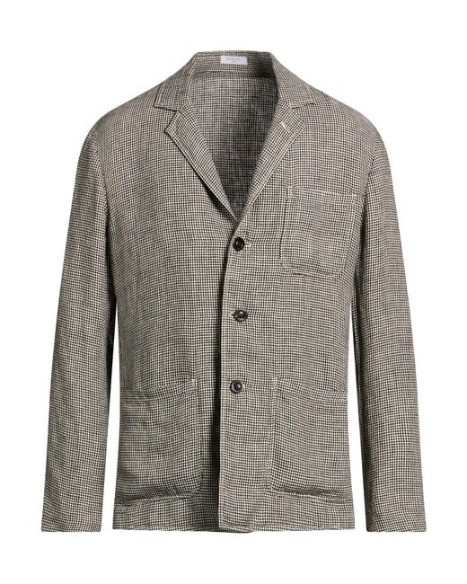 Boglioli Gray Blazer Linen for men