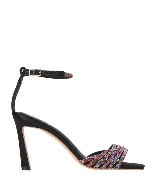 GOLD&ROUGE Black Sandals