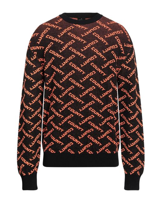 Marcelo Burlon Brown Sweater for men