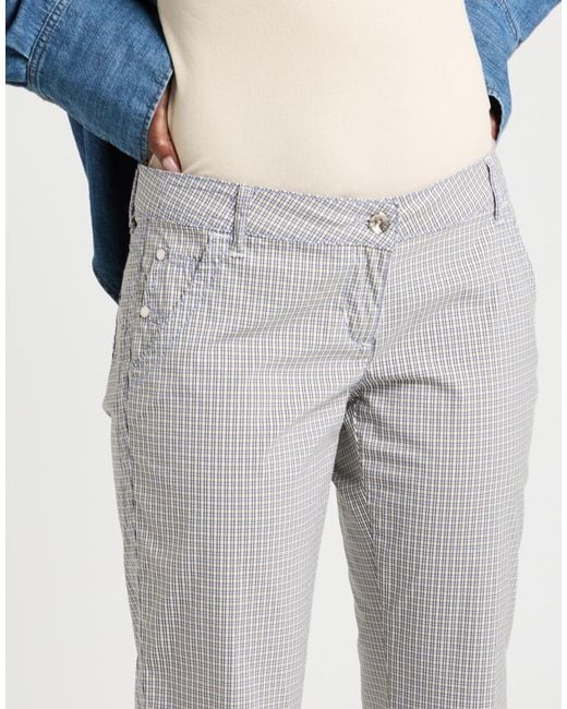 Jacob Cohen Gray Pants Cotton, Polyamide, Elastane