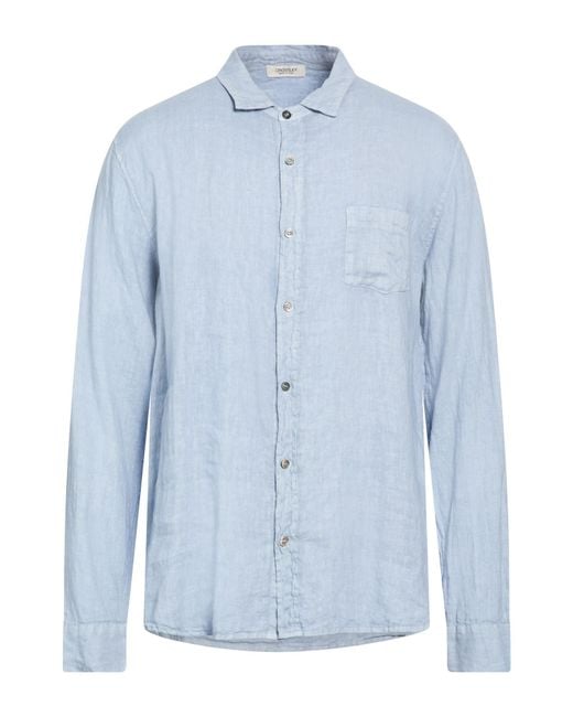 Crossley Blue Shirt Linen for men