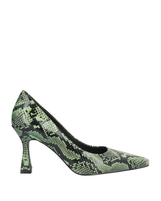 Bibi Lou Green Pumps Leather