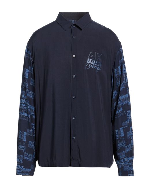ARMANI EXCHANGE Blue Shirt for men