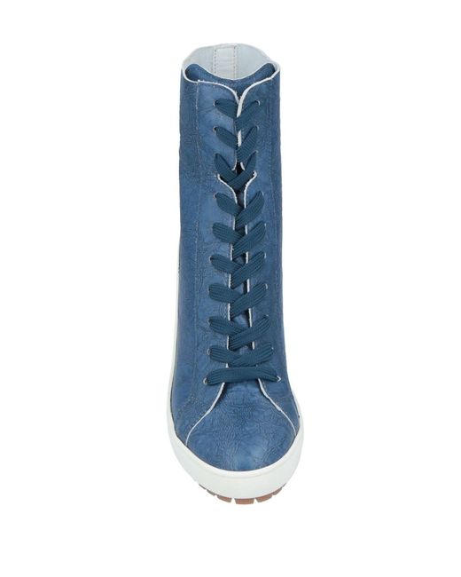 Hogan Blue Ankle Boots