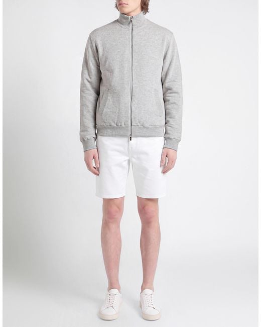 Fedeli Gray Light Jacket Wool, Cashmere for men