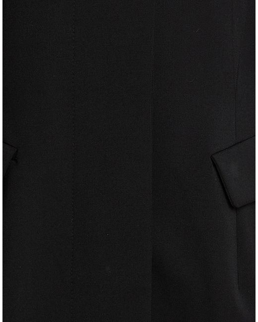 Hache Black Jacket Polyester, Virgin Wool, Elastane